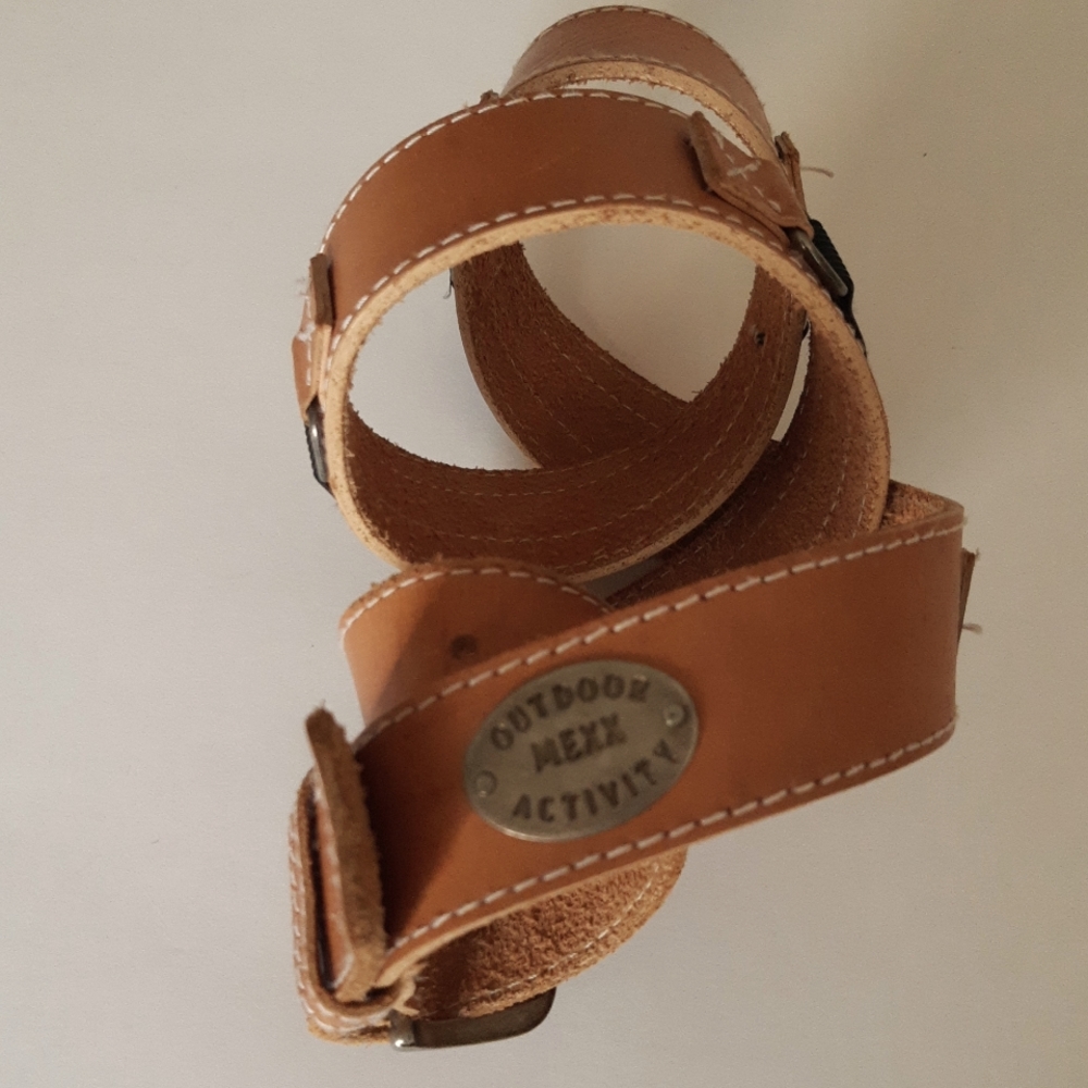 Vintage Mexx Genuine Leather belt / Made in Hong Kong - Picture 2 of 8